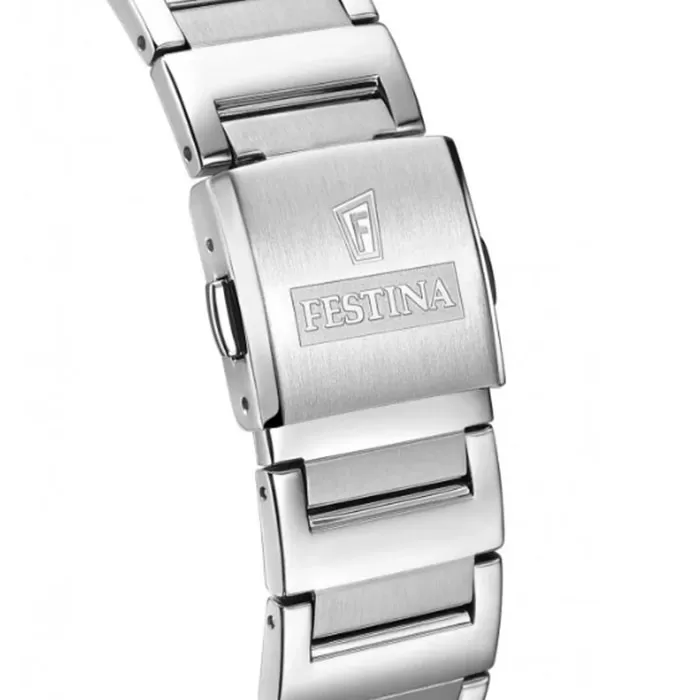 ΡΟΛΟΙ FESTINA  F20677/5  FESTINA On The Square Silver Stainless Steel Bracelet