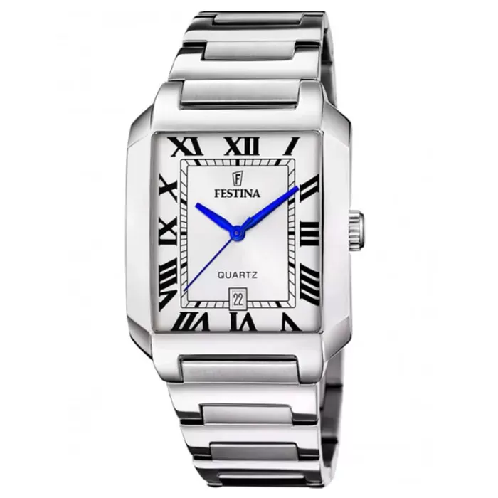 ΡΟΛΟΙ FESTINA  F20677/1  FESTINA On The Square Silver Stainless Steel Bracelet