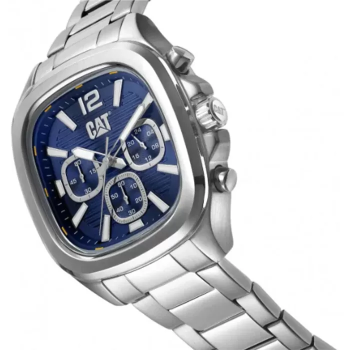 ΡΟΛΟΙ CATERPILLAR  AV14311636 CATERPILLAR Axis Chronograph Silver Stainless Steel Bracelet