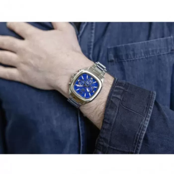 ΡΟΛΟΙ CATERPILLAR  AV14311636 CATERPILLAR Axis Chronograph Silver Stainless Steel Bracelet