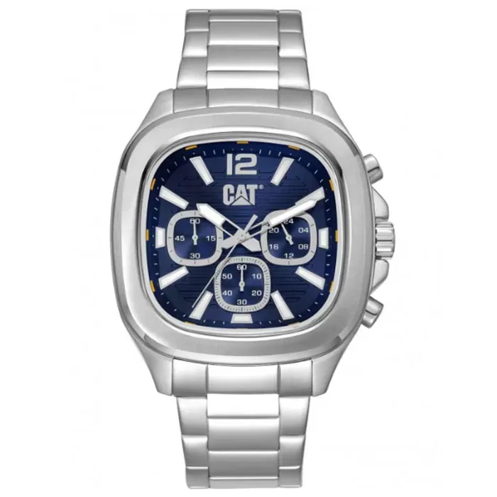 ΡΟΛΟΙ CATERPILLAR  AV14311636 CATERPILLAR Axis Chronograph Silver Stainless Steel Bracelet