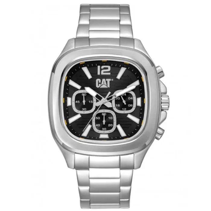 ΡΟΛΟΙ CATERPILLAR  AV14311131 CATERPILLAR Axis Chronograph Silver Stainless Steel Bracelet