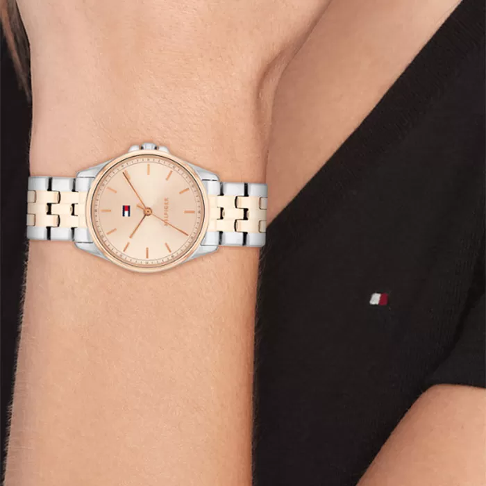 ΡΟΛΟΙ TOMMY 1782772  TOMMY HILFIGER  Jade Two-Tone Stainless Steel Bracelet