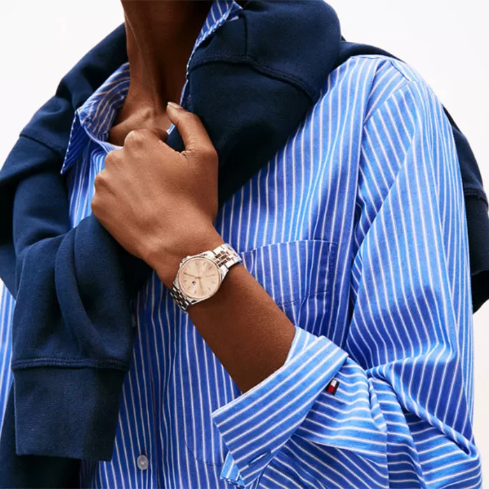 ΡΟΛΟΙ TOMMY 1782772  TOMMY HILFIGER  Jade Two-Tone Stainless Steel Bracelet