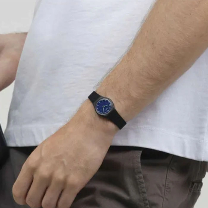 ΡΟΛΟΙ SWATCH  LB170E SWATCH New Core Black Silicone Strap