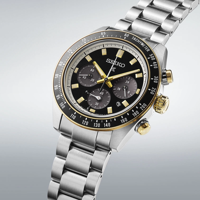 ΡΟΛΟΙ SEIKO SSC941P1 SEIKO Prospex Solar Chronograph Silver Stainless Steel Bracelet