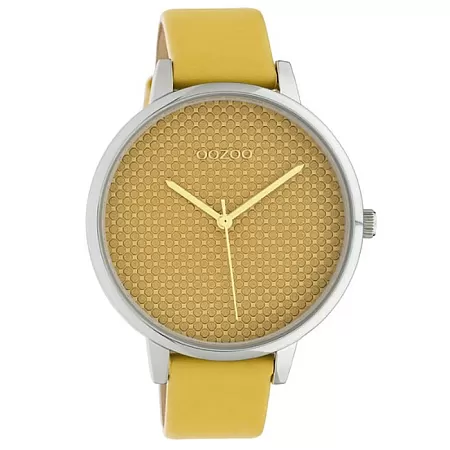 ΡΟΛΟΙ OOZOO C10590 OOZOO Timepieces Yellow Leather Strap
