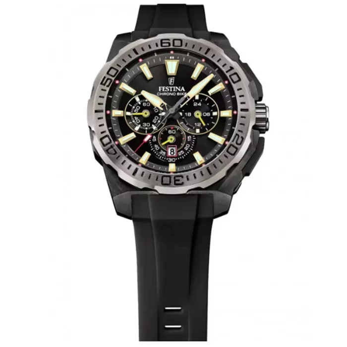 ΡΟΛΟΙ FESTINA  F20726/3 FESTINA Chrono Bike Chronograph Black Rubber Strap