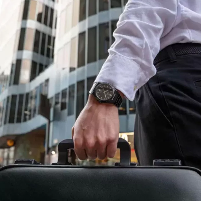 ΡΟΛΟΙ FESTINA  F20080/1  FESTINA Rive Black Stainless Steel Bracelet