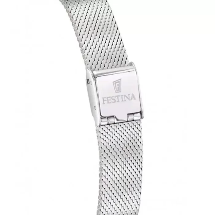 ΡΟΛΟΙ FESTINA F20076/1 FESTINA Swiss Made Silver Stainless Steel Bracelet