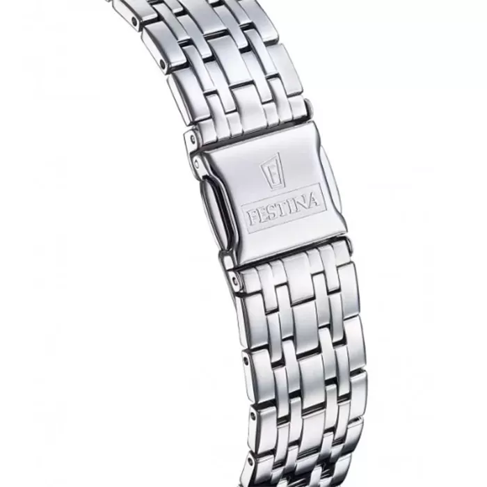 ΡΟΛΟΙ FESTINA F20045/1 FESTINA Swiss Made Silver Stainless Steel Bracelet