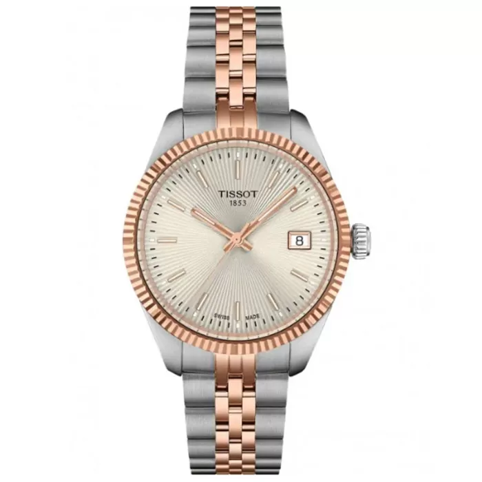 ΡΟΛΟΙ TISSOT  T1562102203101 TISSOT T-Classic Ballade Two Tone Stainless Steel Bracelet