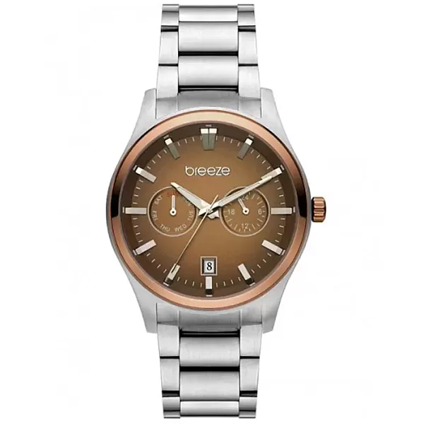 ΡΟΛΟΙ BREEZE  712452.8 BREEZE Renegade Silver Stainless Steel Bracelet