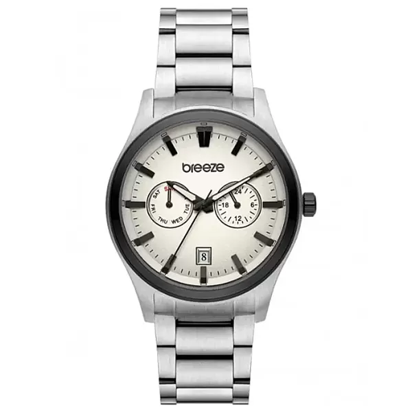 ΡΟΛΟΙ BREEZE  712452.6 BREEZE Renegade Silver Stainless Steel Bracelet