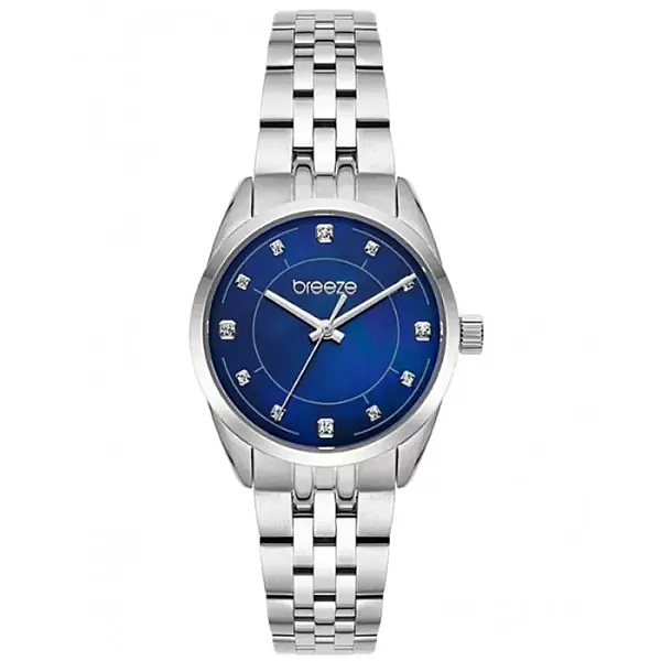 ΡΟΛΟΙ BREEZE  612611.3 BREEZE Ocealis Crystals Silver Stainless Steel Bracelet SKU 612611.5