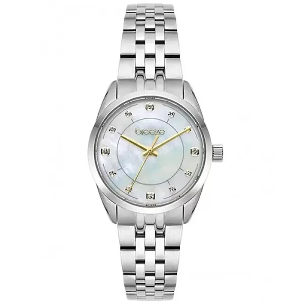 ΡΟΛΟΙ BREEZE  612611.1 BREEZE Ocealis Crystals Silver Stainless Steel Bracelet SKU 612611.5