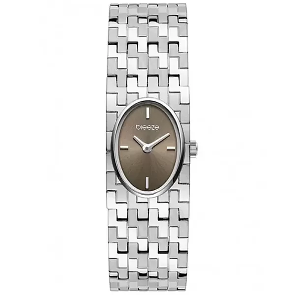 ΡΟΛΟΙ BREEZE  612621.4 BREEZE Dynamis Silver Stainless Steel Bracelet