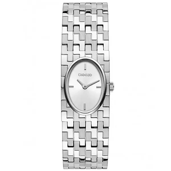 ΡΟΛΟΙ BREEZE  612621.1 BREEZE Dynamis Silver Stainless Steel Bracelet