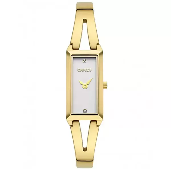 ΡΟΛΟΙ BREEZE  212601.1 BREEZE Libera Swarovski Gold Stainless Steel Bracelet