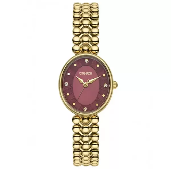 ΡΟΛΟΙ BREEZE  212591.7 BREEZE Sirena Swarovski Gold Stainless Steel Bracelet