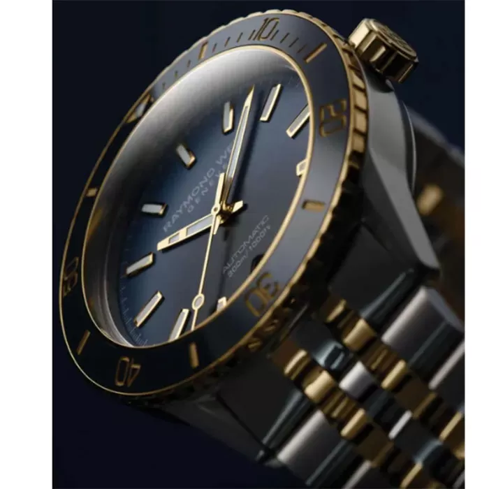 Ρολόι RAYMOND  2775-SP3-50051 RAYMOND WEIL Freelancer Diver Automatic Two Tone Stainless Steel Bracelet