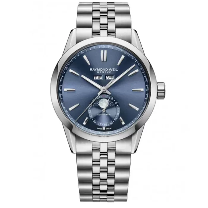 Ρολόι RAYMOND  2766-ST-50001 RAYMOND WEIL Freelancer Complete Calendar Auto Stainless Steel Bracelet