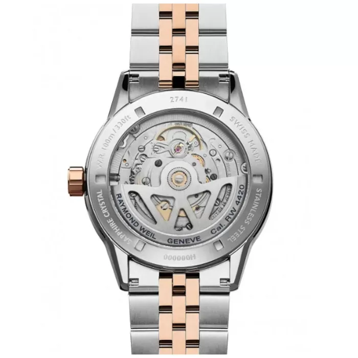 Ρολόι RAYMOND  2741-SP5-20001 RAYMOND WEIL Freelancer Automatic Two Tone Stainless Steel Bracelet