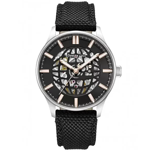 Ρολόι KENNETH COLE KCWGZ0089002 KENNETH COLE Thompson Automatic Black Nylon Strap