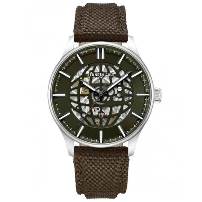 Ρολόι KENNETH COLE KCWGZ0089001 KENNETH COLE Thompson Automatic Brown Nylon Strap