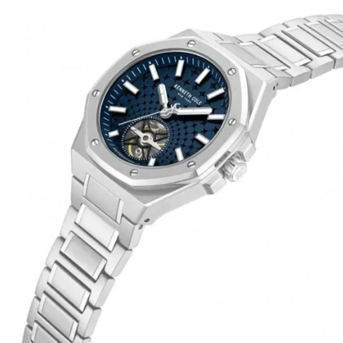 Ρολόι KENNETH COLE KCWGY0099104 KENNETH COLE Benson Automatic Silver Stainless Steel Bracelet