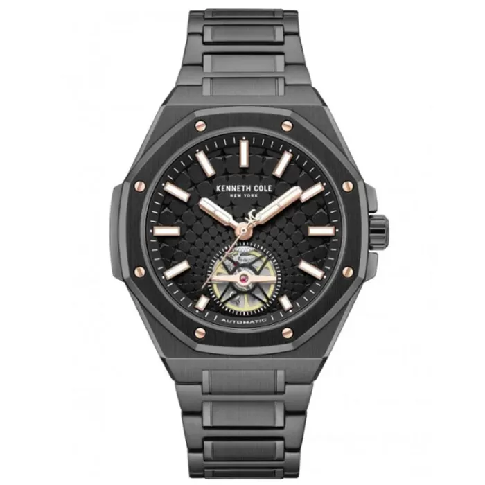 Ρολόι KENNETH COLE KCWGY0099103  KENNETH COLE Benson Automatic Black Stainless Steel Bracelet