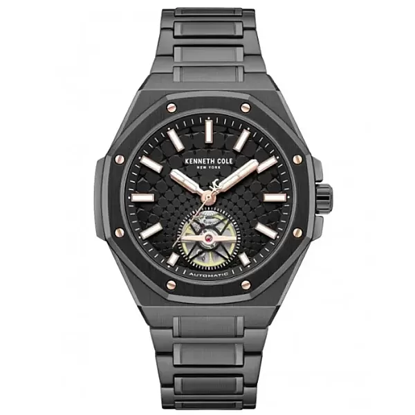 Ρολόι KENNETH COLE KCWGY0099103  KENNETH COLE Benson Automatic Black Stainless Steel Bracelet