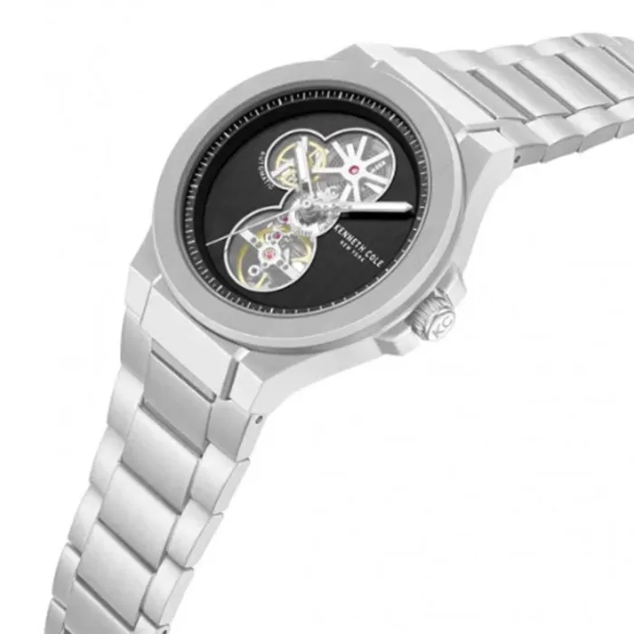 Ρολόι KENNETH COLE KCWGY0098805 KENNETH COLE Grove Automatic Silver Stainless Steel Bracelet