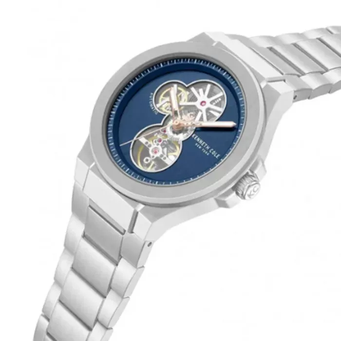 Ρολόι KENNETH COLE KCWGY0098804 KENNETH COLE Grove Automatic Silver Stainless Steel Bracelet