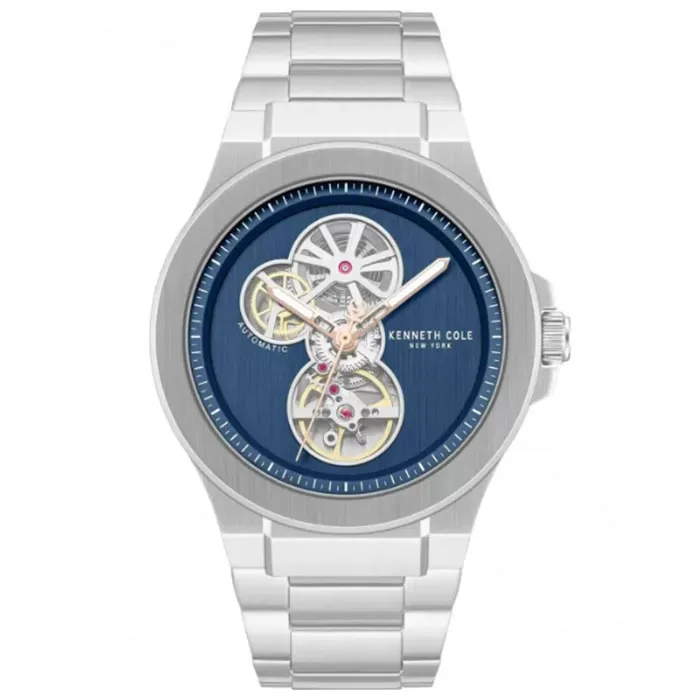 Ρολόι KENNETH COLE KCWGY0098804 KENNETH COLE Grove Automatic Silver Stainless Steel Bracelet