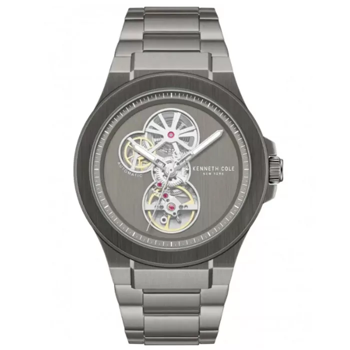 Ρολόι KENNETH COLE KCWGY0098803 KENNETH COLE Grove Automatic Grey Stainless Steel Bracelet