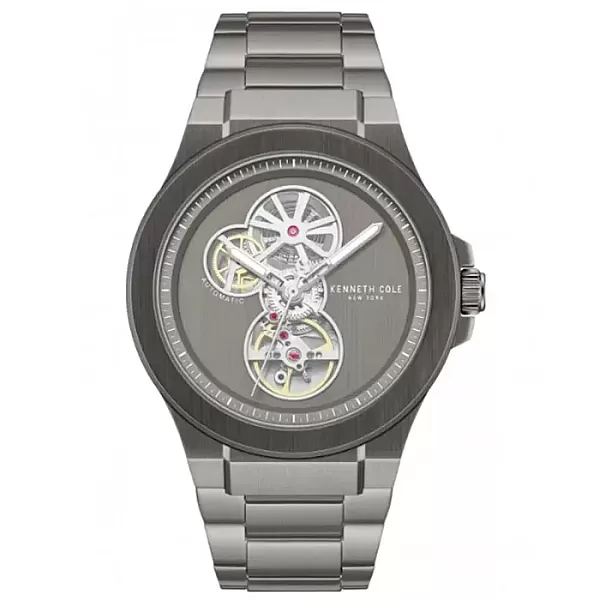 Ρολόι KENNETH COLE KCWGY0098803 KENNETH COLE Grove Automatic Grey Stainless Steel Bracelet