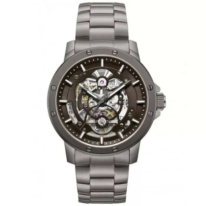 Ρολόι KENNETH COLE KCWGY0088902 KENNETH COLE Harrison Automatic Grey Stainless Steel Bracelet