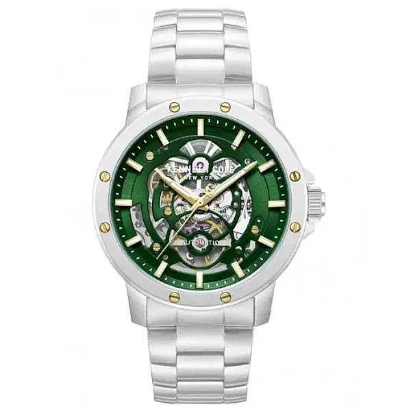 Ρολόι KENNETH COLE KCWGY0088901 KENNETH COLE Harrison Automatic Silver Stainless Steel Bracelet