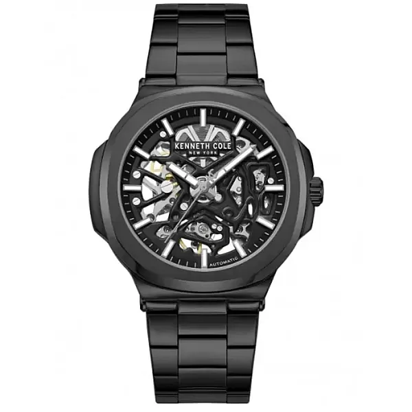 Ρολόι KENNETH COLE KCWGY0080502 KENNETH COLE Rockland Automatic Black Stainless Steel Bracelet