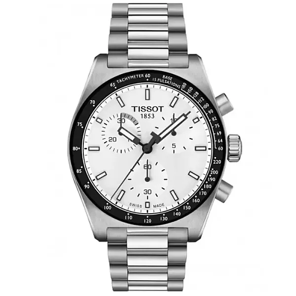 ΡΟΛΟΙ TISSOT  T1494171101101 TISSOT T-Sport PR516 Chronograph Silver Stainless Steel Bracelet