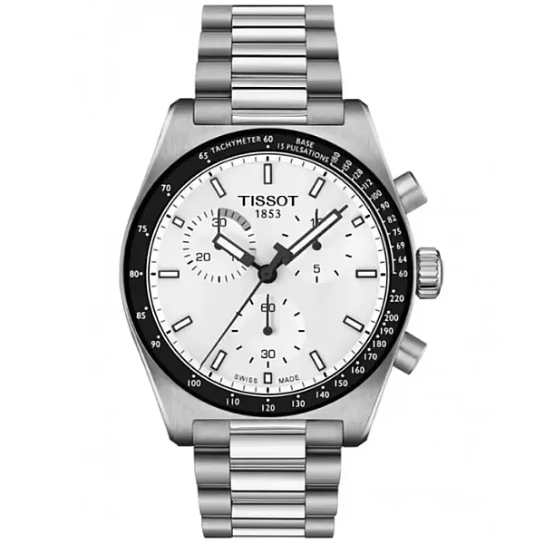 ΡΟΛΟΙ TISSOT  T1494171101100 TISSOT T-Sport PR516 Chronograph Silver Stainless Steel Bracelet