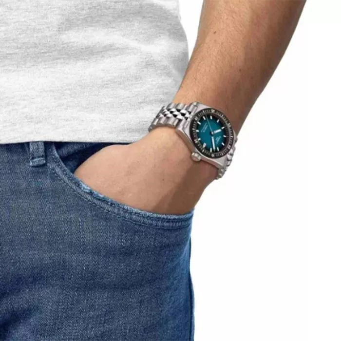 ΡΟΛΟΙ TISSOT  T1494071104100 TISSOT T-Sport PR 516 Powermatic 80 Automatic Stainless Steel Bracelet