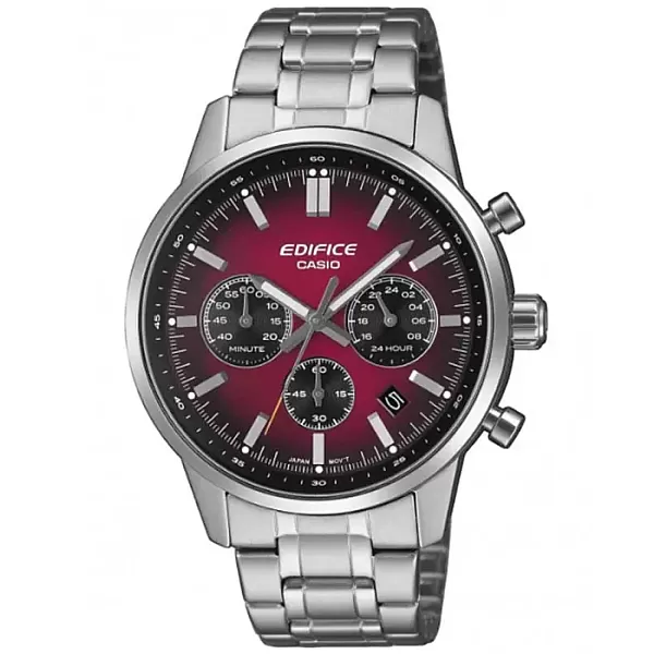 ΡΟΛΟΙ  CASIO  EFR-575D-4AEF CASIO Edifice Chronograph Silver Stainless Steel Bracelet