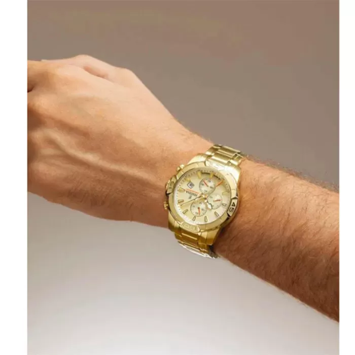 ΡΟΛΟΙ FESTINA  F20705/2 FESTINA Chronograph Gold Stainless Steel Bracelet