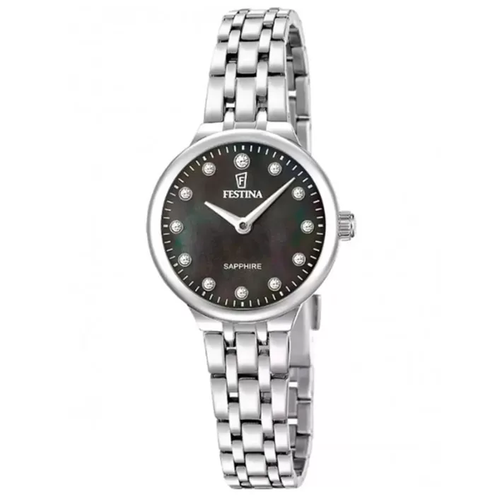 ΡΟΛΟΙ FESTINA   F20744/6 FESTINA Mademoiselle Crystals Silver Stainless Steel Bracelet