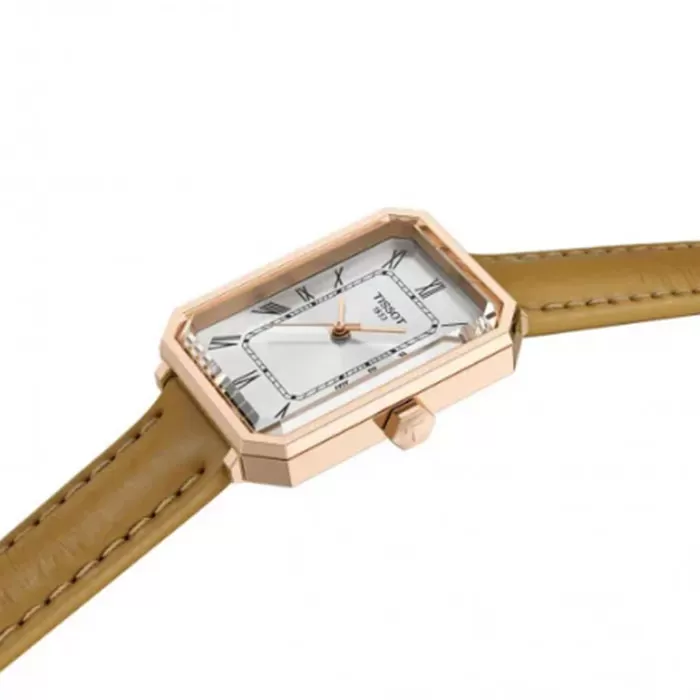 ΡΟΛΟΙ TISSOT  T1601103603300 TISSOT SRV Brown Leather Strap