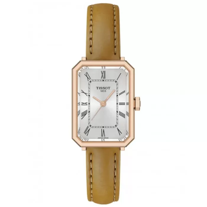 ΡΟΛΟΙ TISSOT  T1601103603300 TISSOT SRV Brown Leather Strap