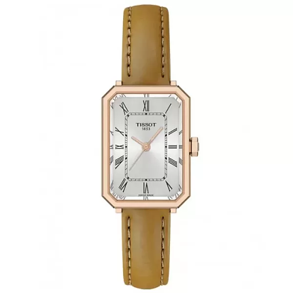 ΡΟΛΟΙ TISSOT  T1601103603300 TISSOT SRV Brown Leather Strap