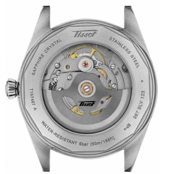 ΡΟΛΟΙ TISSOT  T1574071603100 TISSOT Heritage Visodate Powermatic 80 Brown Leather Strap